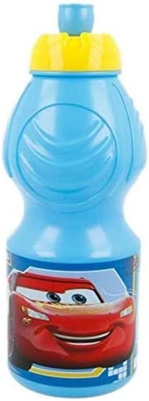 Gourde de sport Cars multicolore 400 en plastique réutilisable sans BPA