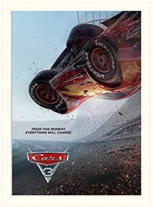 Poster Disney Cars 3 Crash, impression montée 30 x 40 cm