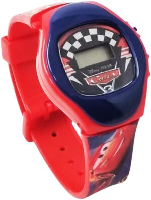 Montre numérique Disney Cars Saetta McQueen Next Gen Racer à bracelet réglable