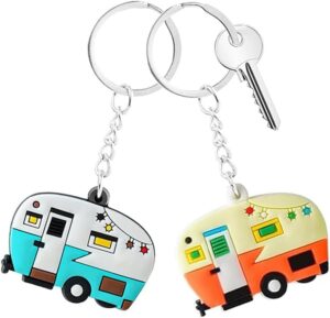 Lot de 2 porte-clés Cars en alliage pour camping-car