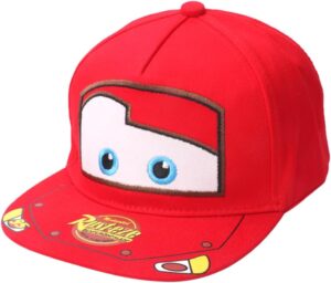 Casquette Cars enfant ajustable à bord plat style animé