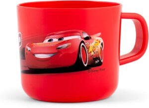 Mug Cars rouge en polypropylène format 24 cl