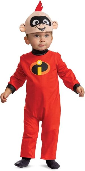Déguisement bébé Jack-Jack Disney Les Indestructibles, taille 1-2 ans ou 12-18 mois