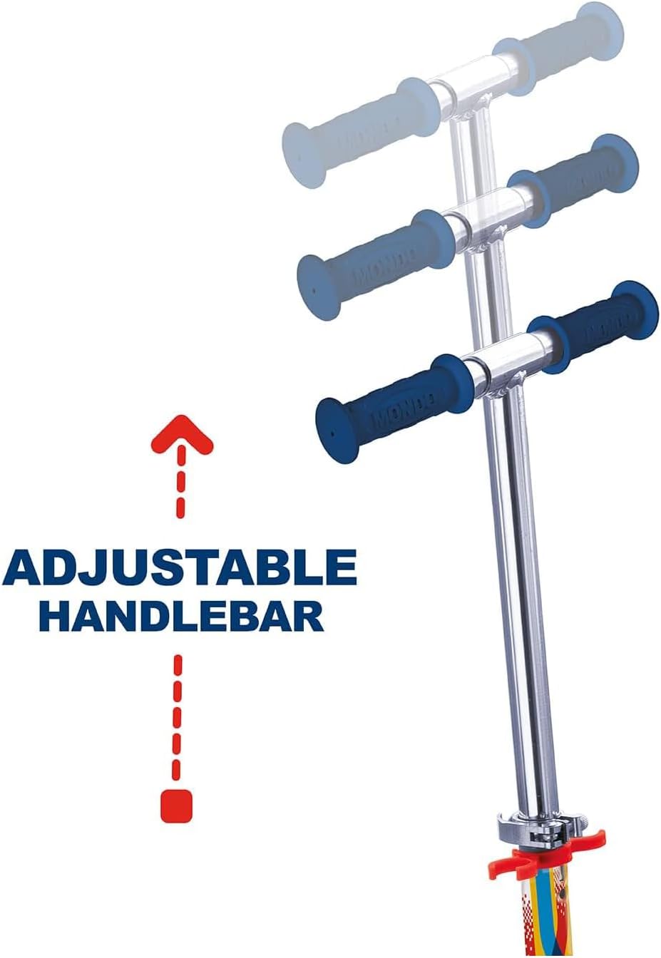 Trottinette 2 roues pliable Cars en aluminium avec guidon réglable – Image 4