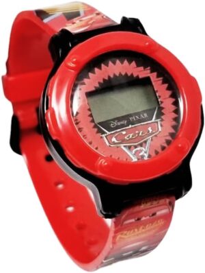 Montre numérique Disney Cars 3 Saetta McQueen, cadran 3 x 3