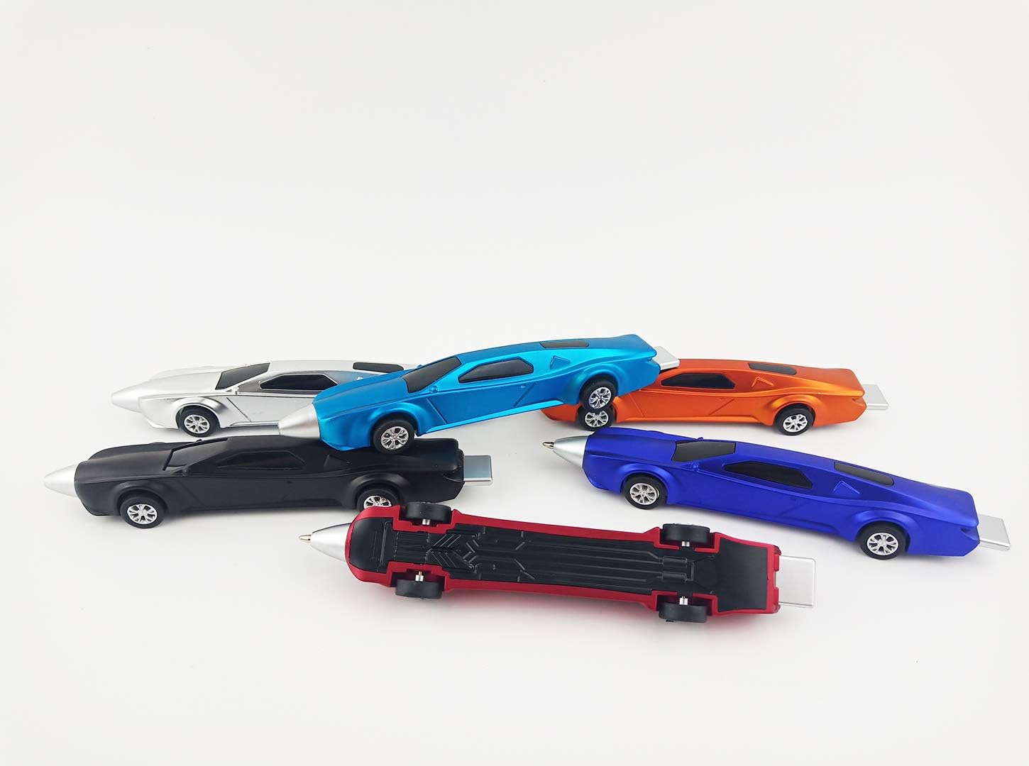 Lot de 12 stylos à bille voiture de course pour enfants – Image 7