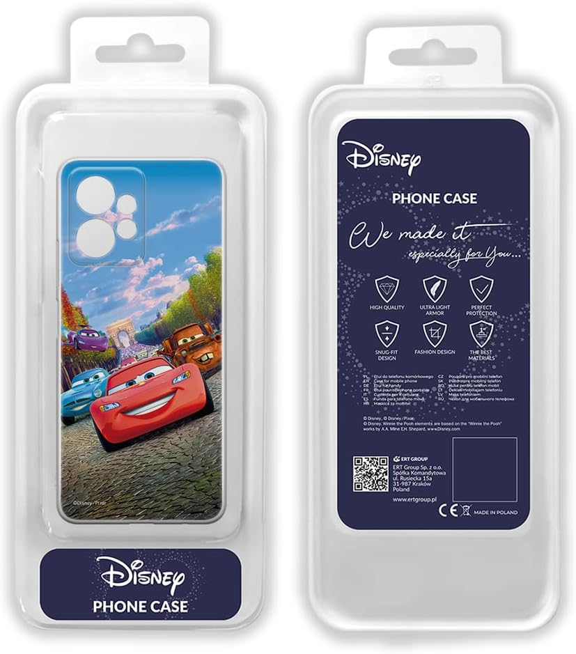 Coque TPU Disney Cars 001 pour Xiaomi Redmi Note 12 4G – Image 2