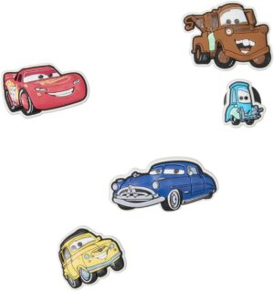 Lot de 5 breloques Crocs Pixar Cars multicolores pour chaussures