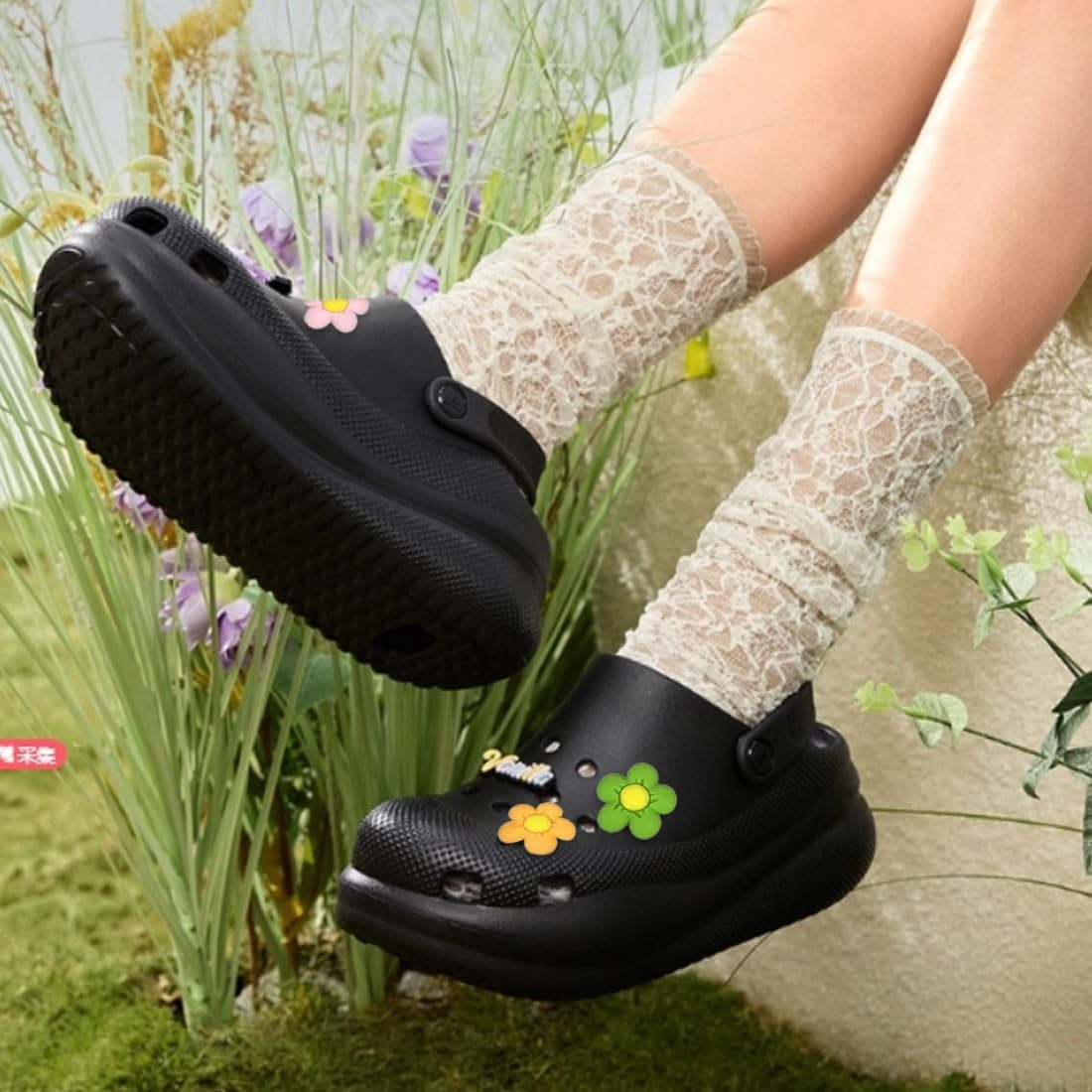 Breloques fleurs pour Crocs, lot de 14 accessoires pour filles – Image 6