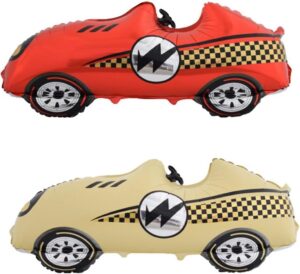 Ballons aluminium Cars pour anniversaire, lot de 2 Couleur B