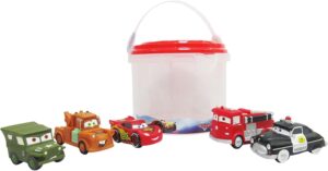 Jouets de bain Disney Pixar Cars 5 pièces avec Flash McQueen
