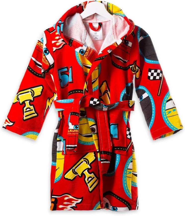 Peignoir enfant Cars Speed en pur coton éponge