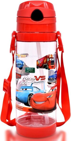Gourde enfant Cars avec paille anti-fuite 600