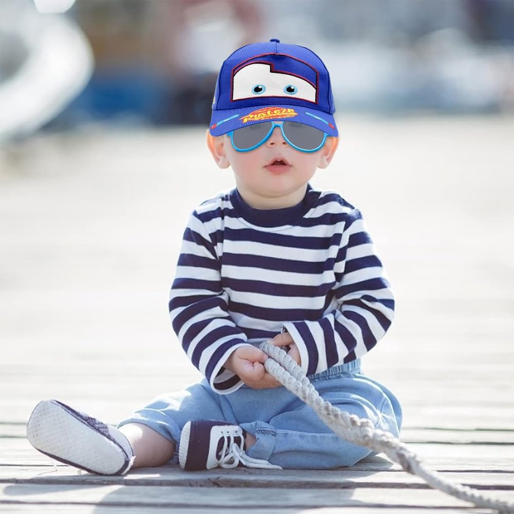 Ensemble Cars enfant : casquette réglable et lunettes de soleil 2 PCS – Image 7