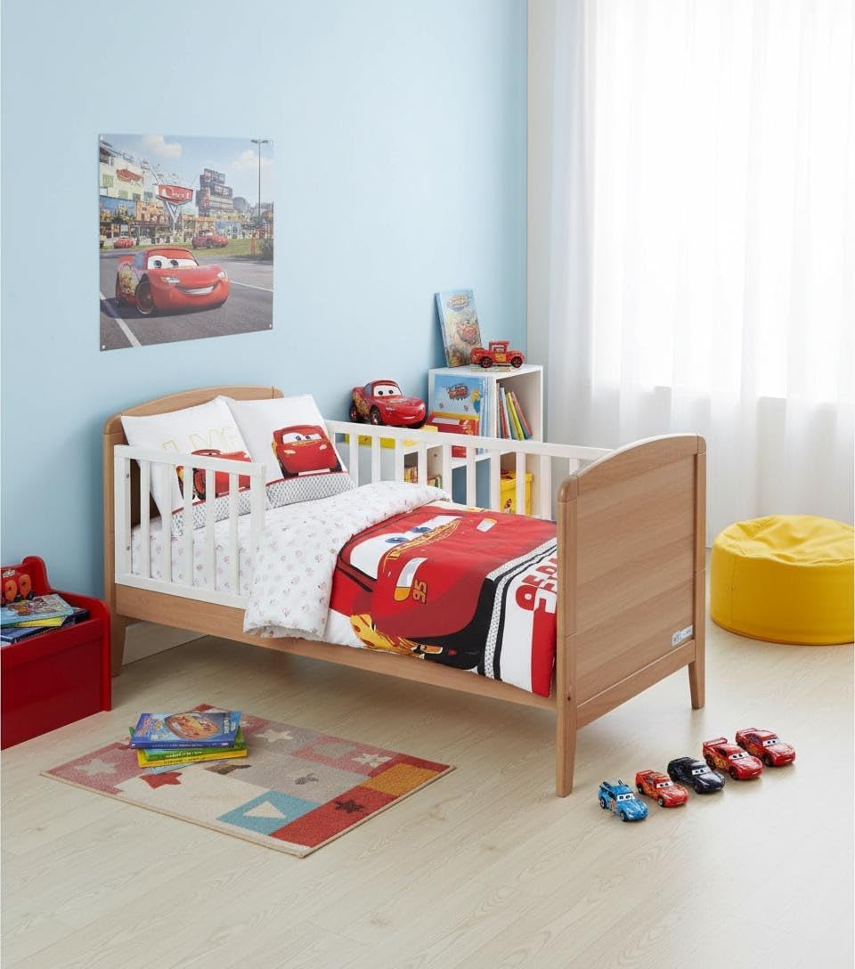 Parure de lit bébé Disney Cars Flash McQueen en 100 % coton – Image 2