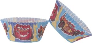 Caissettes cupcakes Cars McQueen rouges, 25