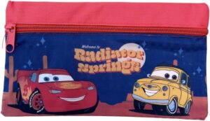Trousse Cars rouge pour stylos et crayons 21 x 11 x 1 cm