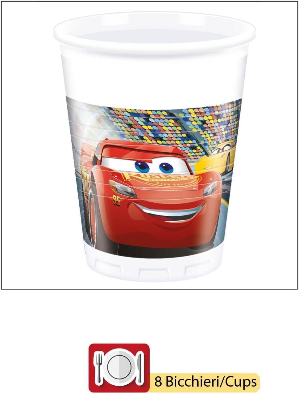 Kit de table rouge Disney Cars 3 pour 8 personnes – Image 3