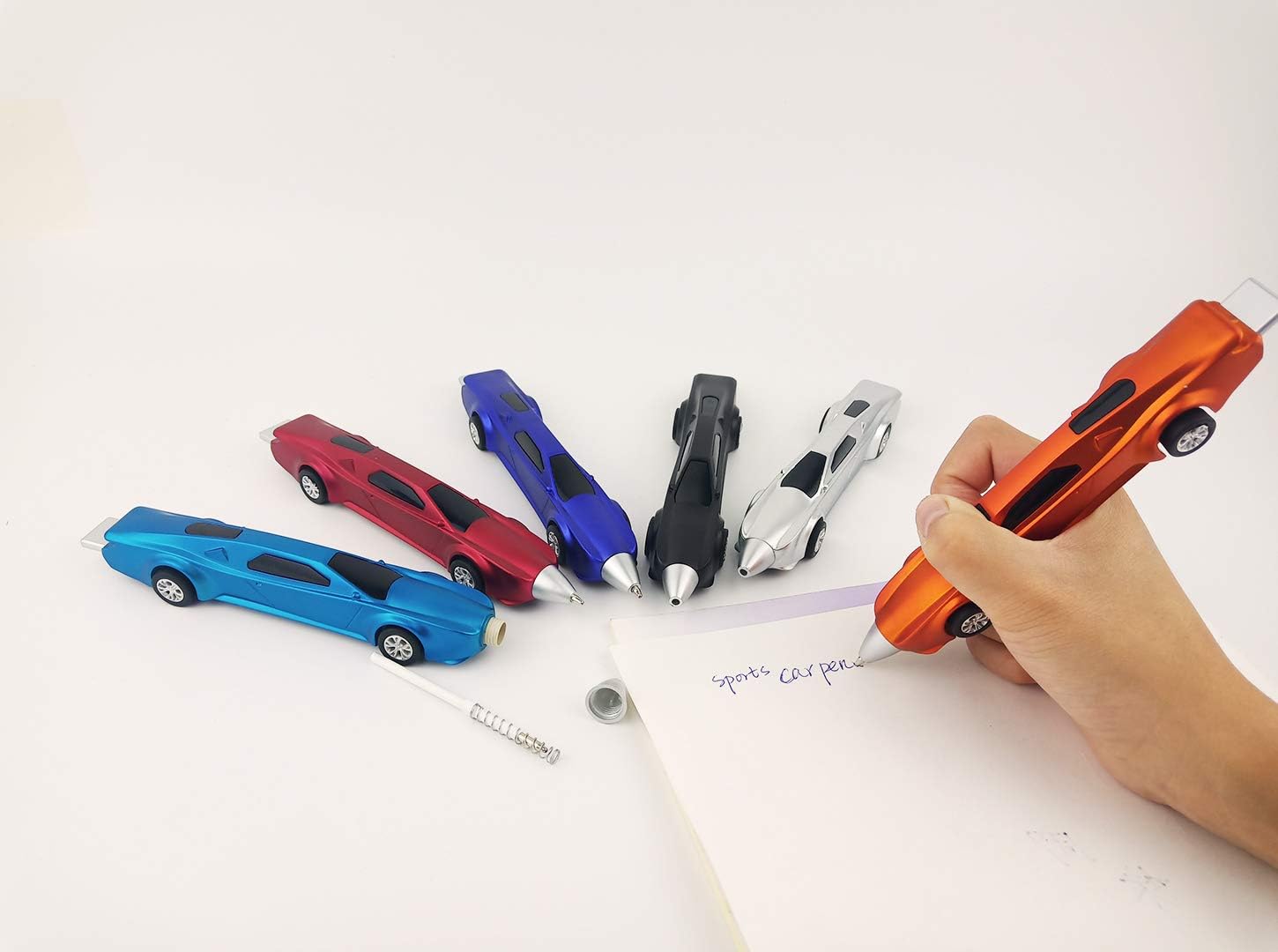 Lot de 12 stylos à bille voiture de course pour enfants – Image 5