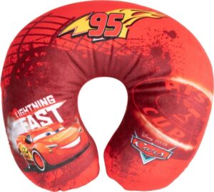 Coussin cervical enfant Disney Cars avec Lightning MC Queen
