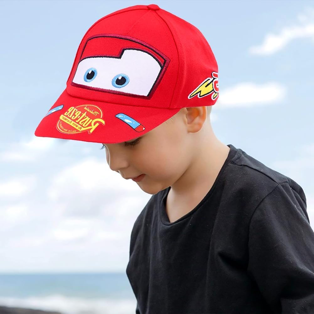 Casquette enfant Cars McQueen à visière ajustable – Image 7