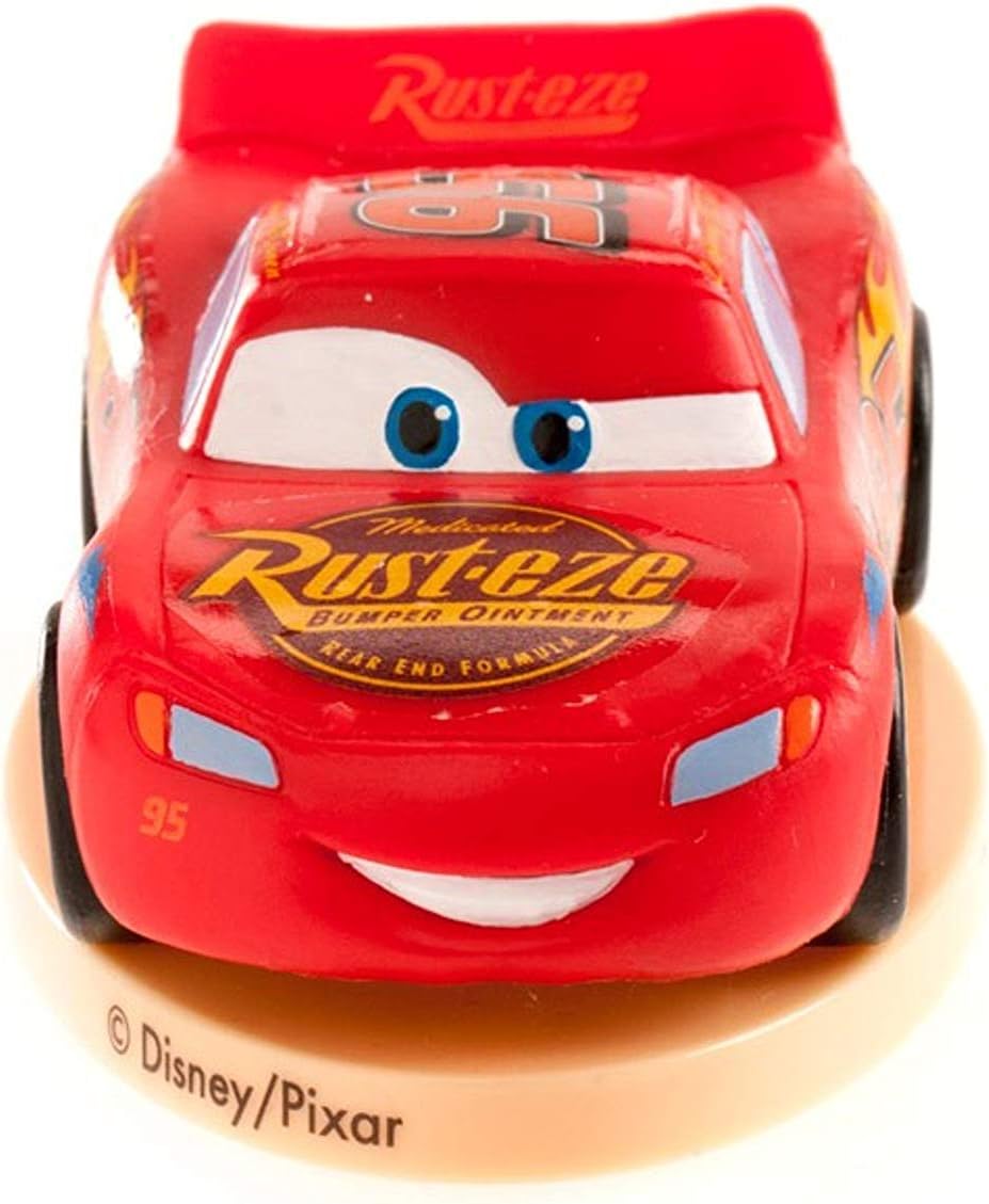 Cake topper Cars Flash McQueen en PVC 8 cm