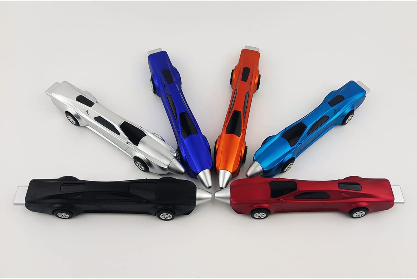 Lot de 12 stylos à bille voiture de course pour enfants – Image 4