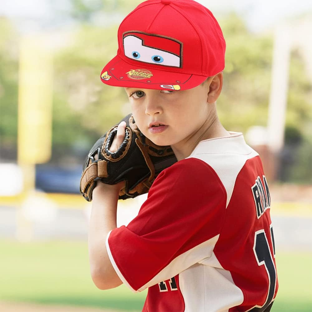Casquette Cars enfant ajustable à bord plat style animé – Image 7