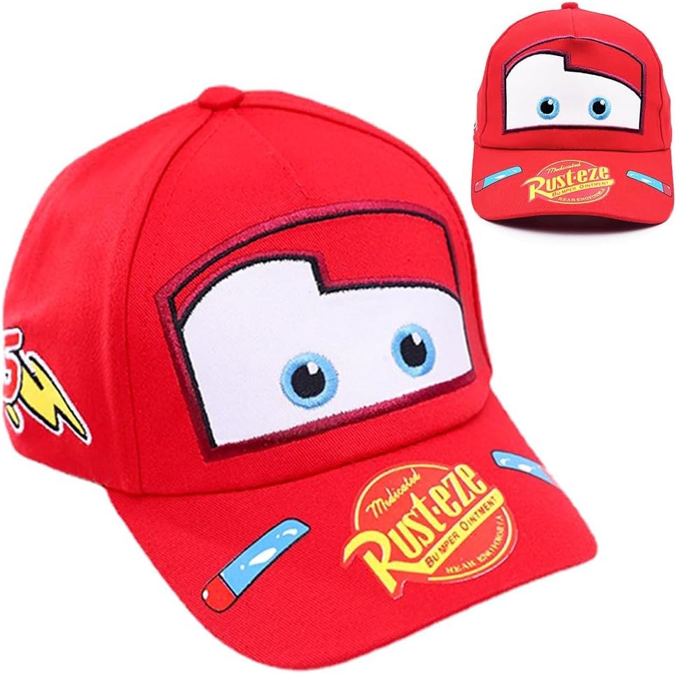 Casquette enfant Cars McQueen à visière ajustable