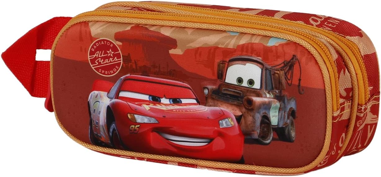 Trousse double 3D Cars 3 Desert Road multicolore