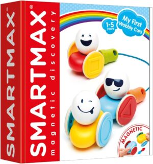 SmartMax My First Wobbly Cars, coffret magnétique pour 1 à 5 ans