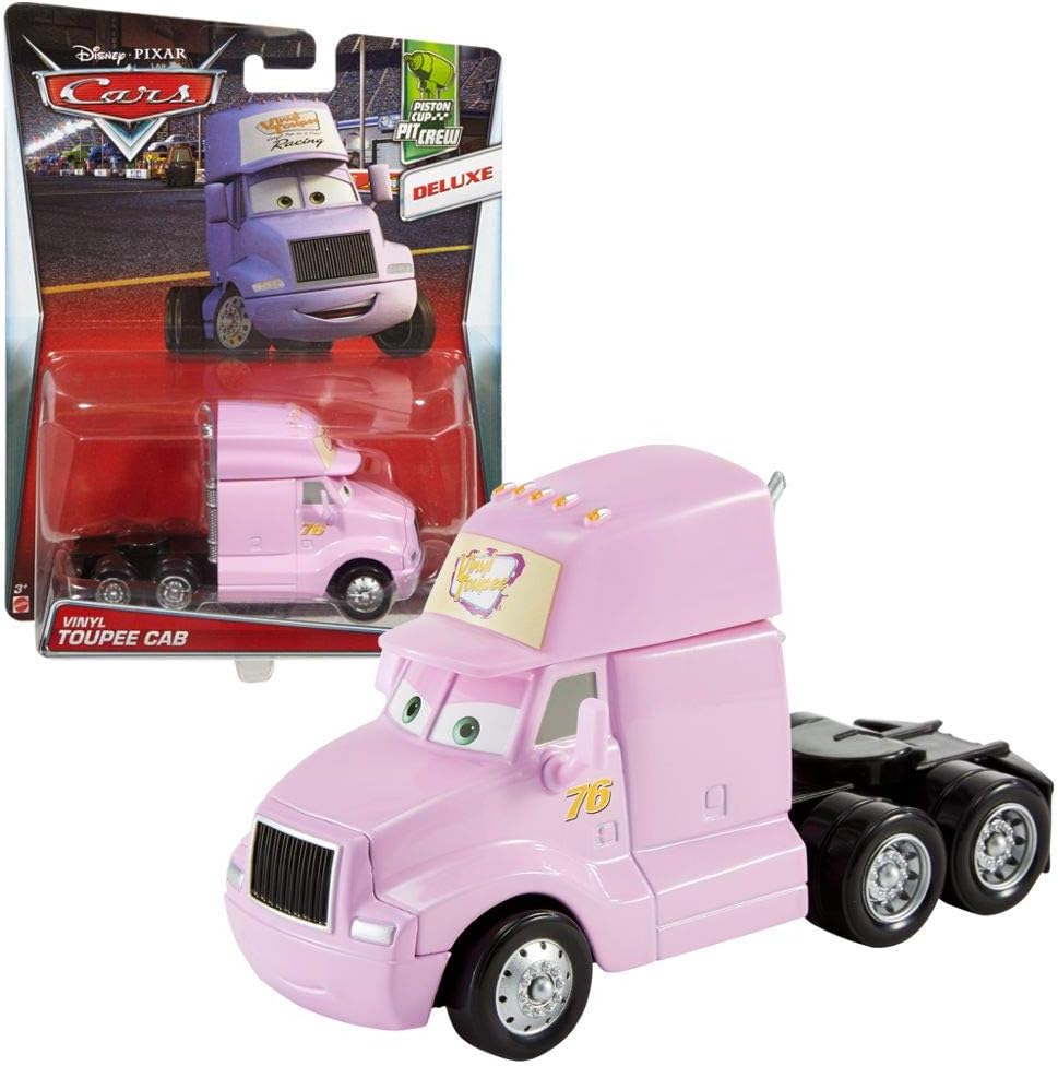 Voiture Megasize Disney Cars Vinyl Toupee Semi en métal moulé 1:55