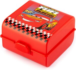 Porte-repas Disney Cars en polypropylène avec couverts, 3 places