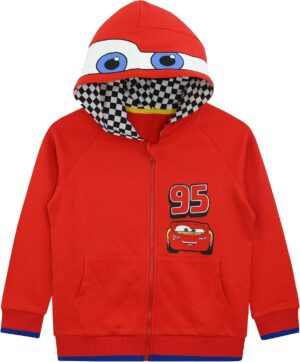 Sweat à capuche Disney Cars rouge Lightning McQueen 95 enfant