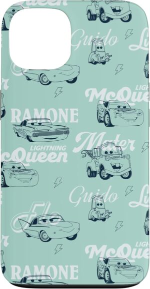 Coque motif Flash McQueen & Friends Disney et Pixar's Cars pour iPhone 13
