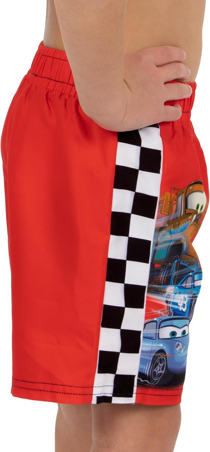 Short de bain garçon Cars Disney avec Lightning McQueen – Image 4