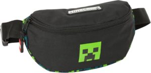 Sac banane Minecraft TNT multicolore en polyester 23 x 9 x 14 cm
