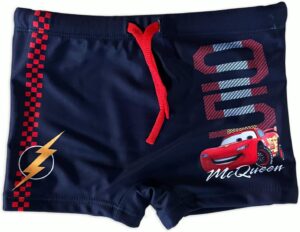 Maillot de bain boxeur Cars Lightning McQueen bleu enfant 8 ans