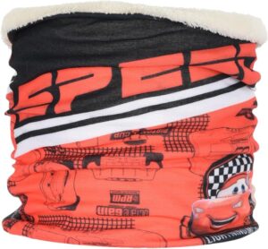 Écharpe tube enfant Disney Pixar Cars rouge avec Lightning McQueen