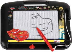 Ardoise magique Disney Cars avec poignée et stylo Lena 65688
