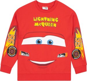 Pull rouge Disney Cars Lightning McQueen pour garçon