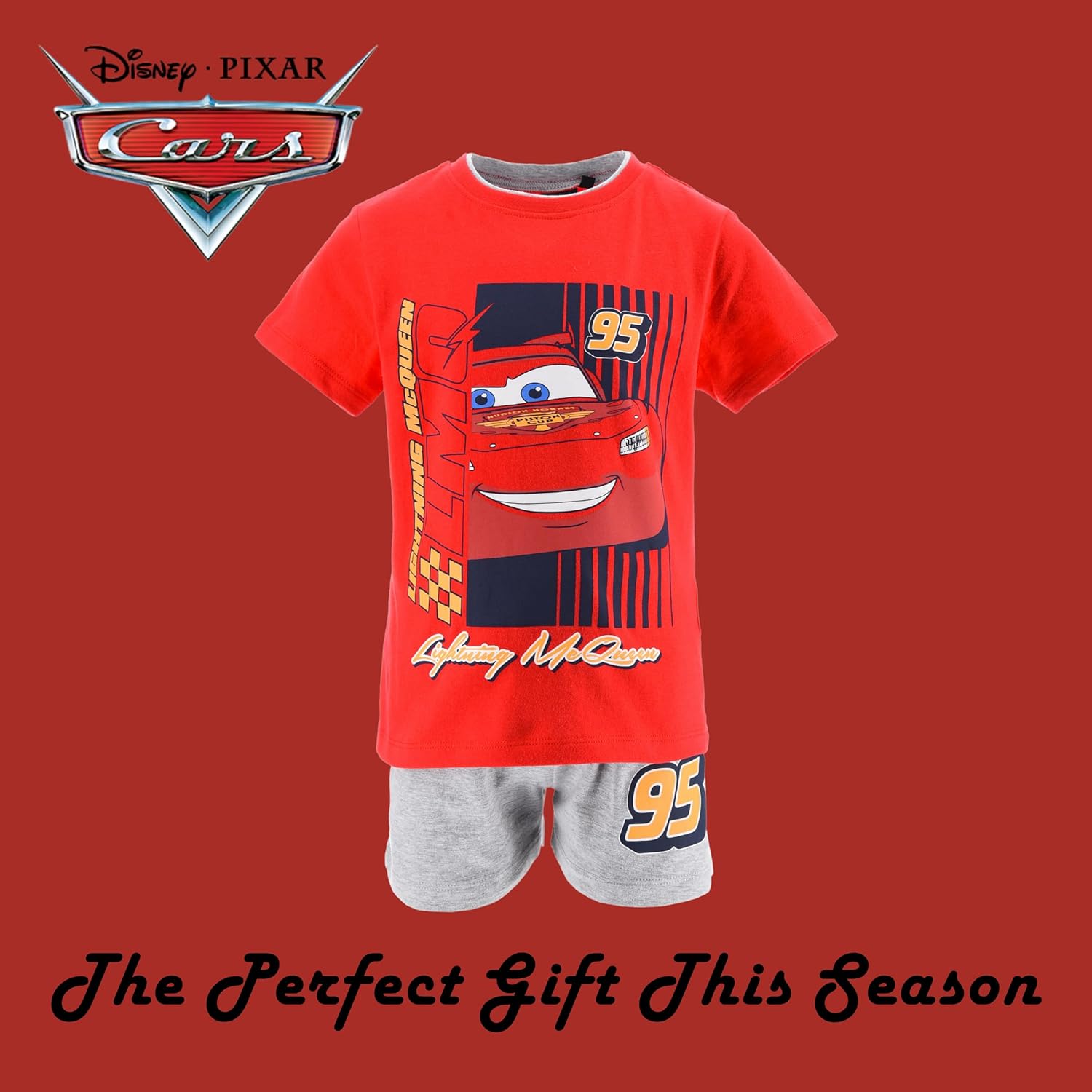 Pyjama 2 pièces Disney Pixar Cars avec Lightning McQueen pour garçon – Image 8