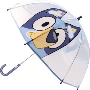 Parapluie enfant Bluey à ouverture manuelle et poignée ergonomique