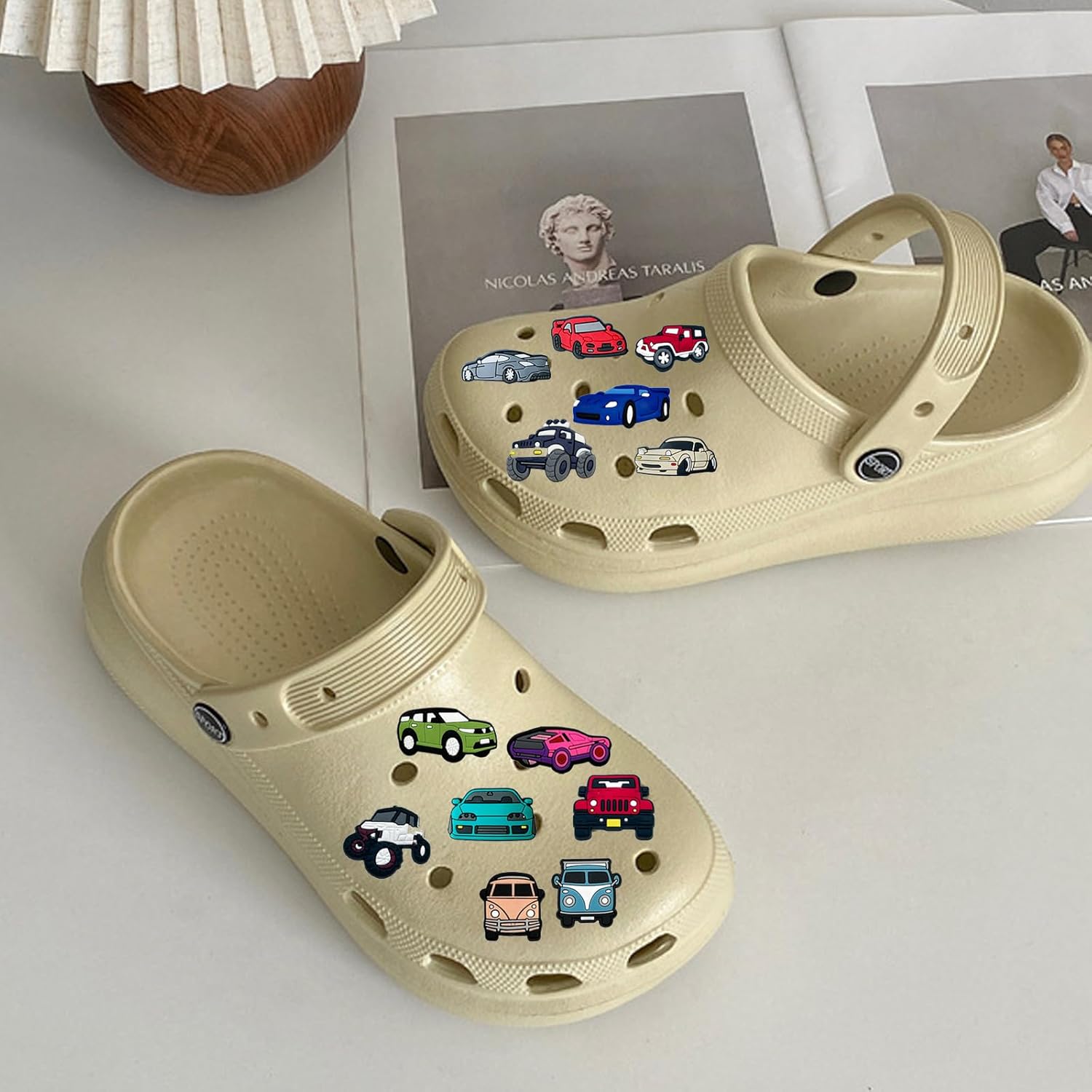 Breloques Cars en PVC pour chaussures, lot de 54 – Image 3