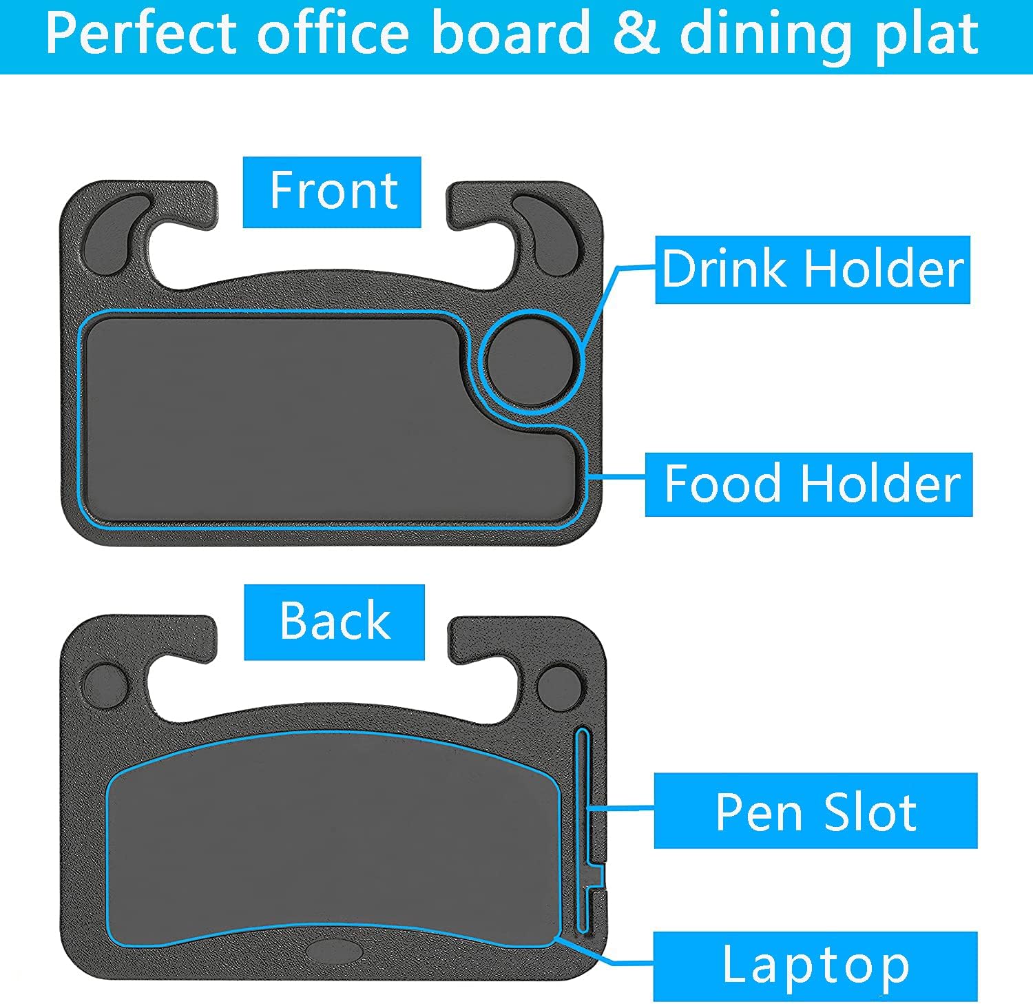 Plateau de volant Cars double face pour repas et ordinateur portable – Image 2
