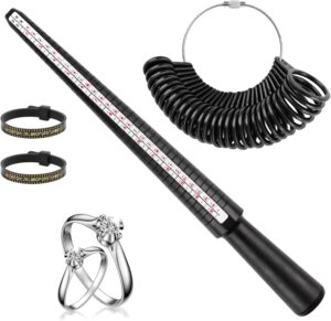 Set baguier Cars 4 pièces avec guide de tailles EU US UK