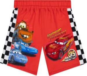 Short de bain garçon Cars Disney avec Lightning McQueen