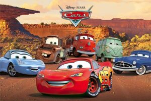 Poster maxi Disney Cars personnages en papier 125gsm 61 x 91.5 cm