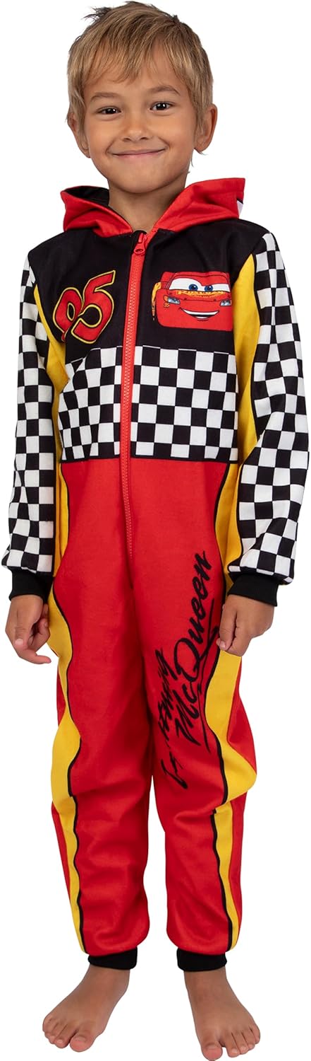 Surpyjama garçon Disney Cars Lightning McQueen à motif damier – Image 2