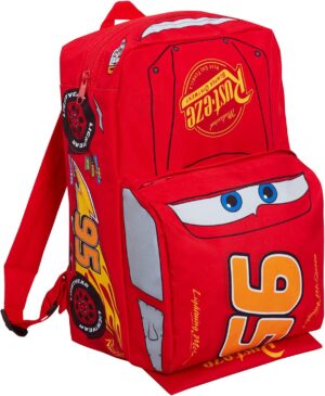 Sac à dos Disney Cars 3D Rouge Lightning McQueen 95